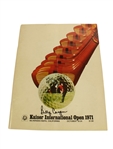 1971 Kaiser International Open Program Signed by Billy Casper JSA ALOA