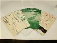 Full Set of 11 'Teeing Off with Sam Snead' Pamphlets - One Signed by Sam Snead JSA ALOA
