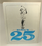 1966 Bing's National Pro-Am Tournament Program Signed by 1st Time Winner Don Massengale 