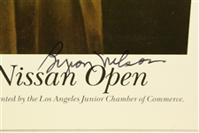 1996 Nissan Open Program Signed by Byron Nelson and Phil Mickelson JSA ALOA