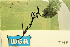 1963 Western Amateur Championship Program Signed by Winner Tom Weiskopf JSA ALOA