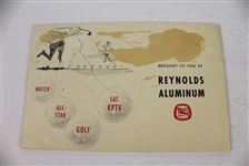 1960 Portland PGA Open Invitational Tournament Program - Billy Casper Winner