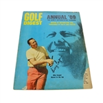 1969 Golf Digest Annual Yearbook Signed by Billy Casper JSA ALOA