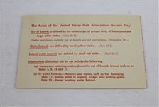 1957 US Amateur Championship Official Scorecard