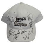 Multi-Signed Williams World Challenge White Hat - Mickelson, Leonard, and others JSA ALOA
