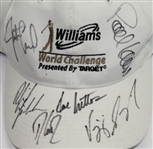 Multi-Signed Williams World Challenge White Hat - Mickelson, Leonard, and others JSA ALOA