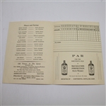 1937 International Four-Ball Tournament Program - Picard and Revolta Winner