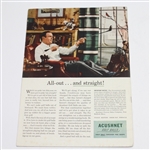 Byron Nelson Signed 1942 Golfing Magazine - 'Golf Swings Into War' JSA ALOA