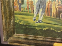 Jerry Barber Spalding 1961 PGA Champ Advertising Framed Piece