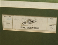 Vintage Ti Shuco and H&R Fine Sweaters Side and Top of Box - Framed