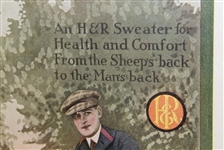 Vintage Ti Shuco and H&R Fine Sweaters Side and Top of Box - Framed
