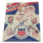 Jack Nicklaus Signed 1976 Tournament Players Championship Program JSA ALOA