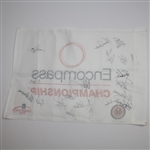 Multi-Signed Champions Tour Encompass Championship Flag JSA ALOA