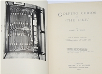 1910 'Golfing Curios and The Like' Signed by Author Harry B. Wood