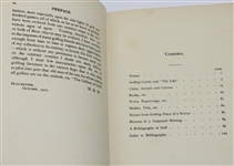 1910 'Golfing Curios and The Like' Signed by Author Harry B. Wood