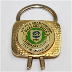 1979 PGA Championship Key Chain & 1985 US Open Pin - Both at Oakland Hills
