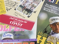 Casper, Sanders, Sutton, Howell, Lopez, & Knight Signed Magazines JSA ALOA