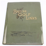 1897 1st Edition 'British Golf Links' Book by Horace Hutchinson