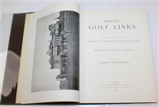 1897 1st Edition 'British Golf Links' Book by Horace Hutchinson