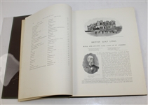 1897 1st Edition 'British Golf Links' Book by Horace Hutchinson