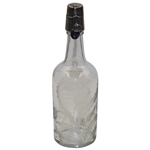 Circa 1900 Hawkes Sterling Thistle on Glass Bottle