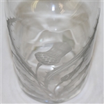 Circa 1900 Hawkes Sterling Thistle on Glass Bottle