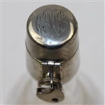 Circa 1900 Hawkes Sterling Thistle on Glass Bottle