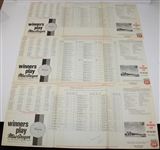 Three 1971 PGA Championship at PGA National GC Pairing Sheets - Nicklaus Win