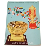1957 Canada Cup Program - Snead/Demaret Runner Ups - Seldom Seen Played in Japan