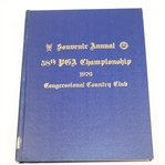 1976 PGA Championship at Congressional CC Hard Bound Souvenir Annual Program