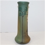 Weller Dickensware Vase- Female Golfer (Early 1900's) - R. Wayne Perkins Collection