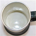 Lenox Mug- Female Golfer- Silver Rim - R. Wayne Perkins Collection