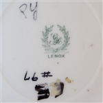 Lenox Mug- Female Golfer- Silver Rim - R. Wayne Perkins Collection