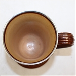 Silver Rimmed Doulton Lambeth Mug- Golfers Depicted - R. Wayne Perkins Collection