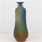 Weller Dickensware Vase- Male Golfer - R. Wayne Perkins Collection