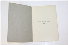 1949 Open Reflections Book by George F. MacGregor - Bradshaw Bottle Shot Playoff