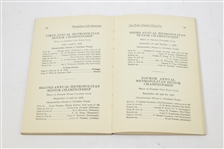 1935 Metropolitan Golf Association Year Book & 1950 Playfair Golf Annual - Robert Sommers Collection