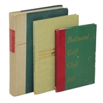 3 Books with Robert Sommers Book Plates - Baltusrol, Year of the Diamond, & The Complete Golfer - Robert Sommers Collection