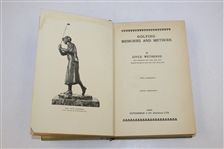 1933 'Golfing Memories and Methods' Book by Joyce Wethered - Robert Sommers Collection