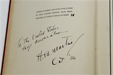 1936 'Fifty Years of American Golf' Ltd Ed Book Signed by Author H. B. Martin to USGA 25/355 - Robert Sommers Collection