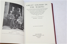 'Great Golfers in the Making' by Henry Leach Ltd Ed USGA Re-print with Slip Case - Robert Sommers Collection