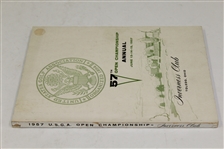 1957 US Open at Inverness Club Program - Dick Mayer Winner
