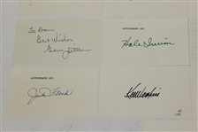20 US Open Champions Signed Index Cards - Great Condition - JSA ALOA