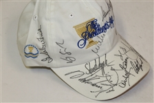 Undated Presidents Cup Embroidered White Hat Signed by International Team JSA ALOA