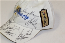 Undated Presidents Cup Embroidered White Hat Signed by International Team JSA ALOA