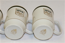 1992 Chick Evans WGA Logo Memorial Pro-Am Ceramic Teapot & Glasses Set