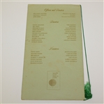 1974 John Derr World Golf Hall of Fame Testimonial Dinner Program Signed by Jerry Ford JSA ALOA