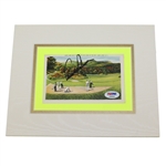 Arnold Palmer Signed Lake Lure Golf Course Postcard PSA/DNA #AB00904