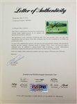 Arnold Palmer Signed Lake Lure Golf Course Postcard PSA/DNA #AB00904