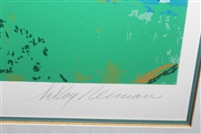 LeRoy Neiman Signed 'April at Augusta' Art Piece from Personal Collection - Framed - JSA ALOA